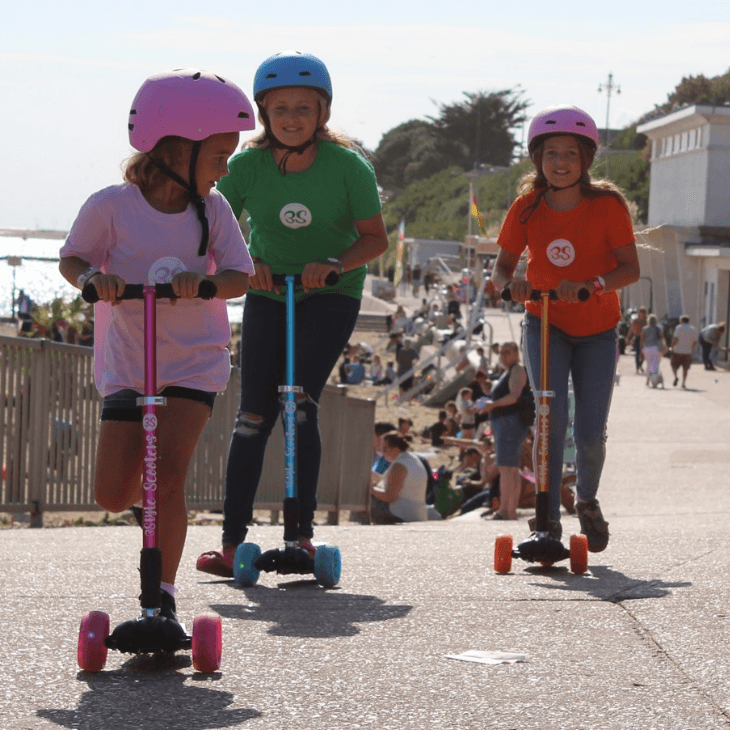 kid on scooters