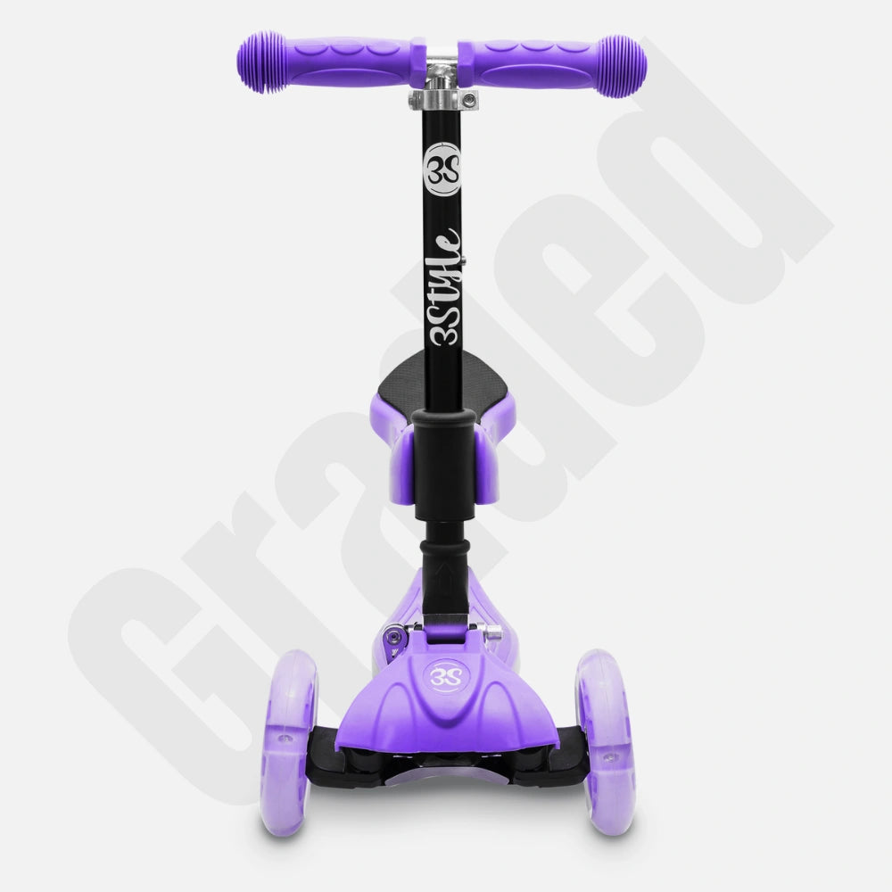 RGS-0 - Purple | Toddler Scooter With Seat - Graded