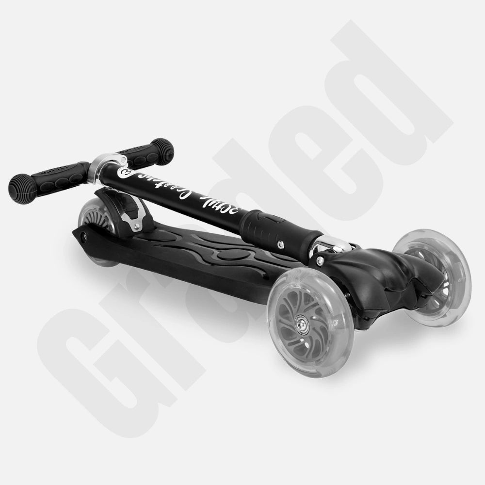 RGS-2 - Black | 3 Wheel Scooter For Kids - Graded