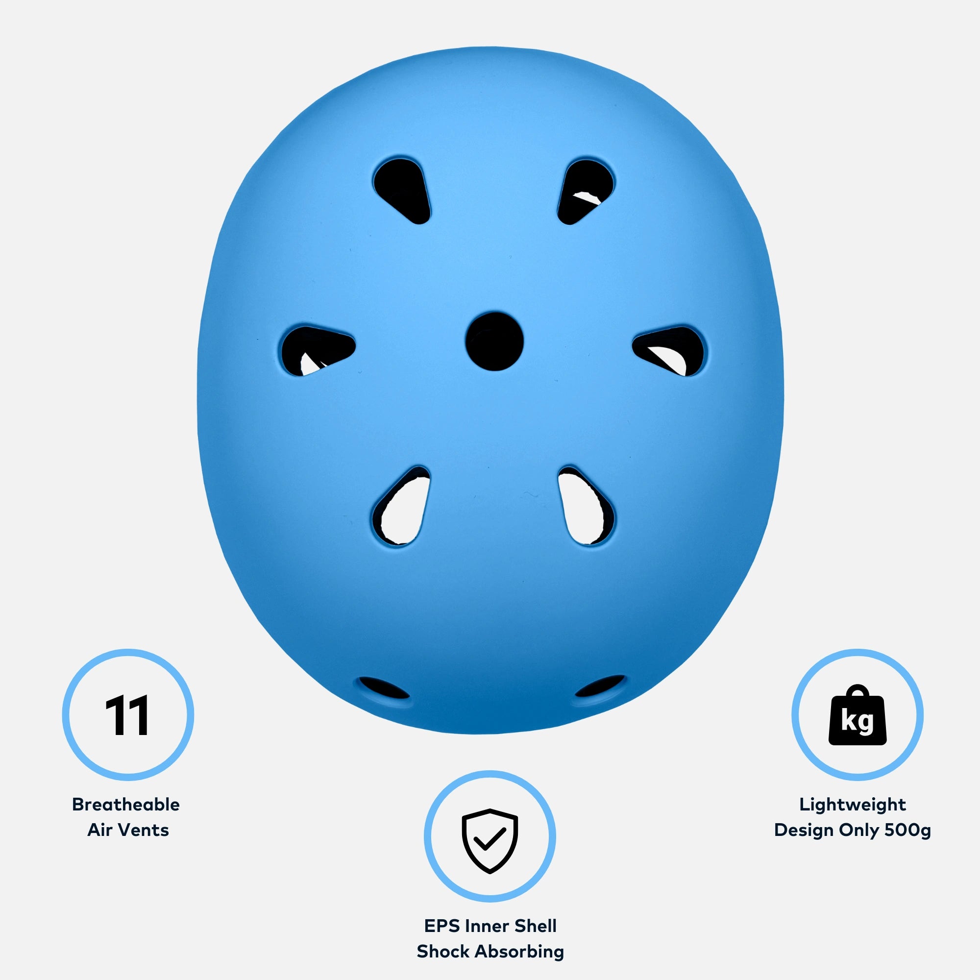 RollerMAX - Blue | Scooter Helmet Kids Safety Helmet