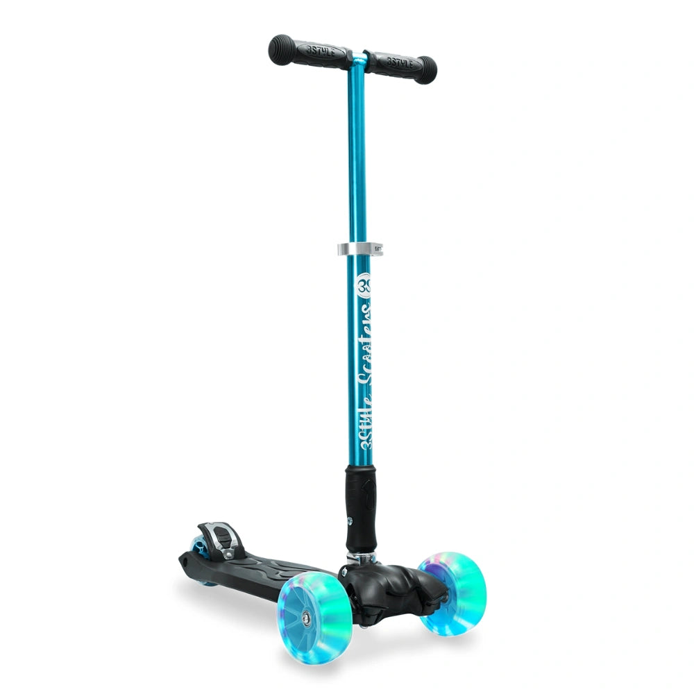 Blue 3 Wheeled Foldable Scooter RGS-3