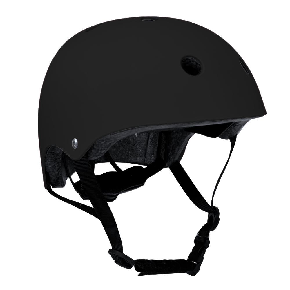 Black Kids Helmet for Scooters and Bikes RollerMAX