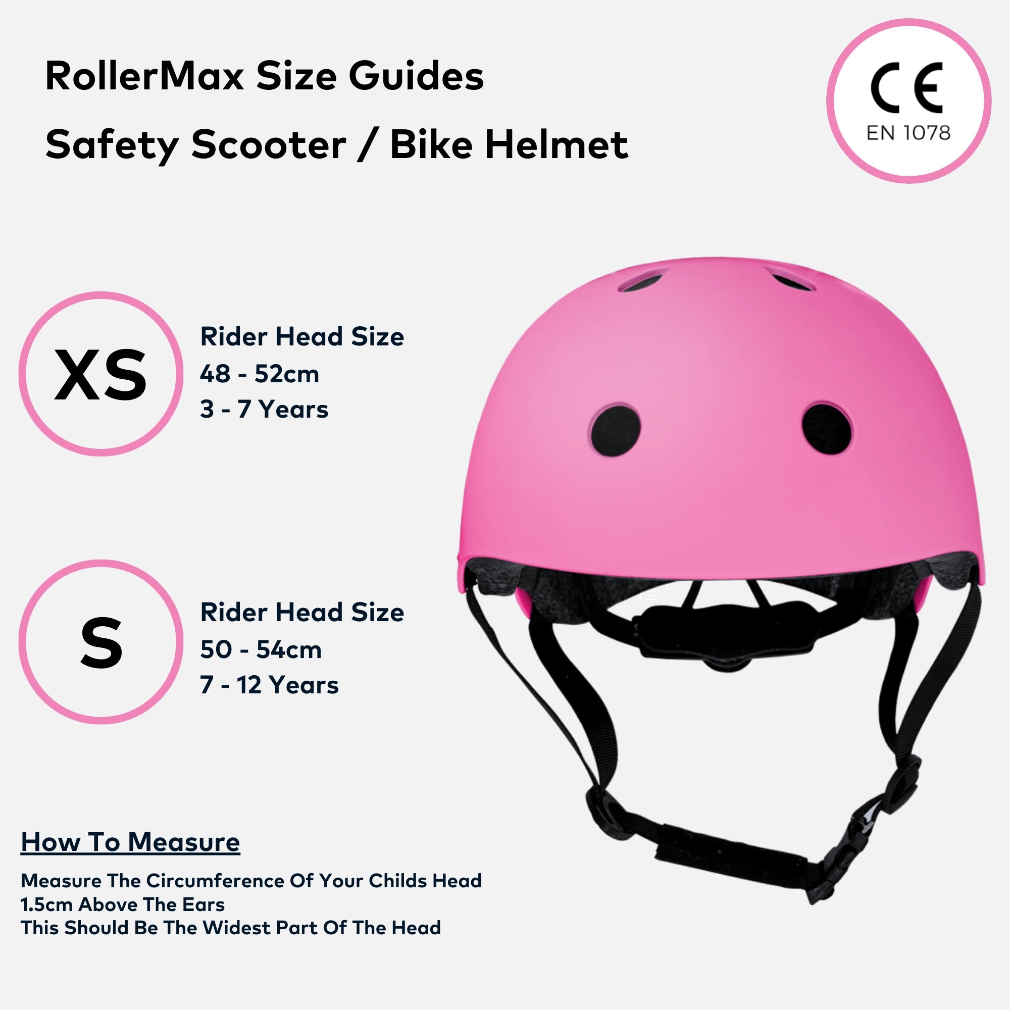 RollerMAX - Pink | Scooter Helmet Kids Safety Helmet