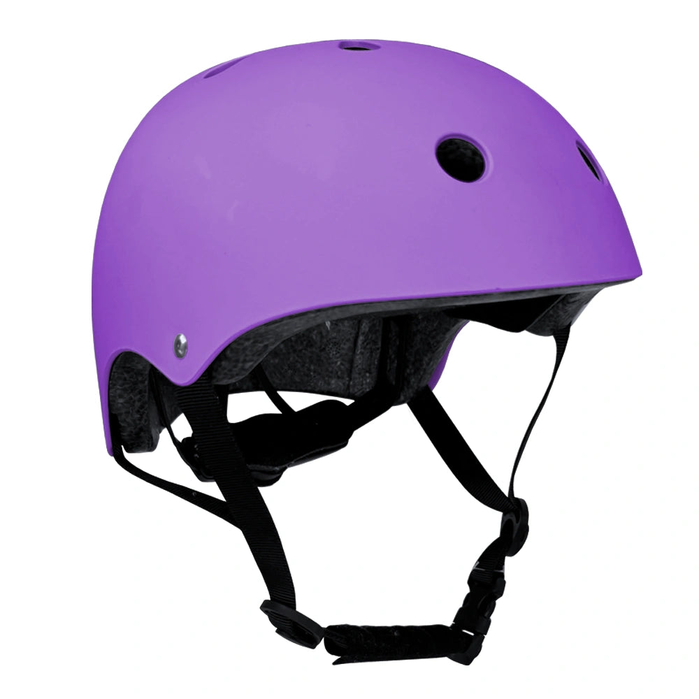 Purple Kids Helmet for Scooters and Bikes RollerMAX