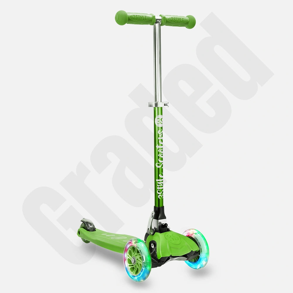 RGS-1 - Green | Childrens Scooter With Three Wheels - Graded