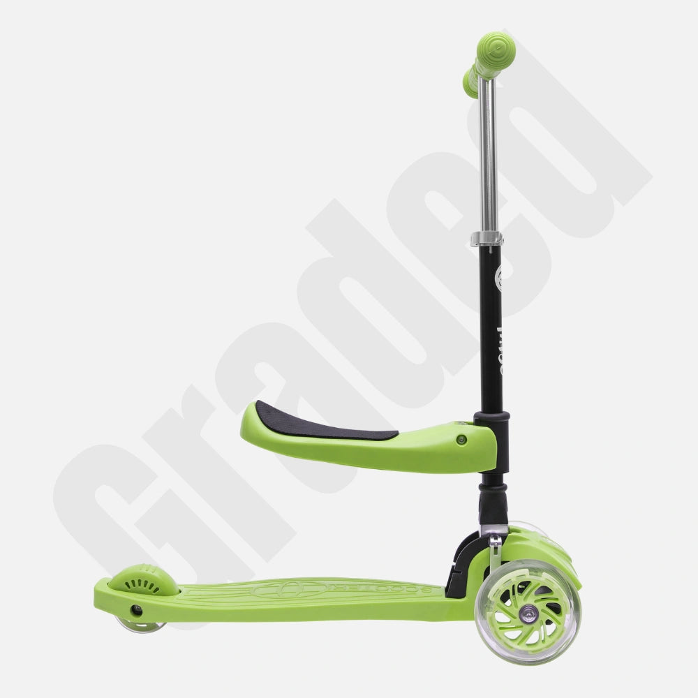 RGS-0 - Green | Toddler Scooter With Seat - Graded