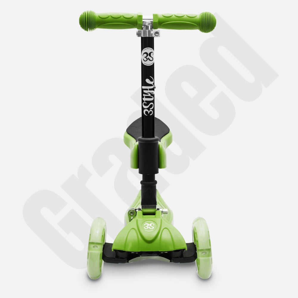 RGS-0 - Green | Toddler Scooter With Seat - Graded