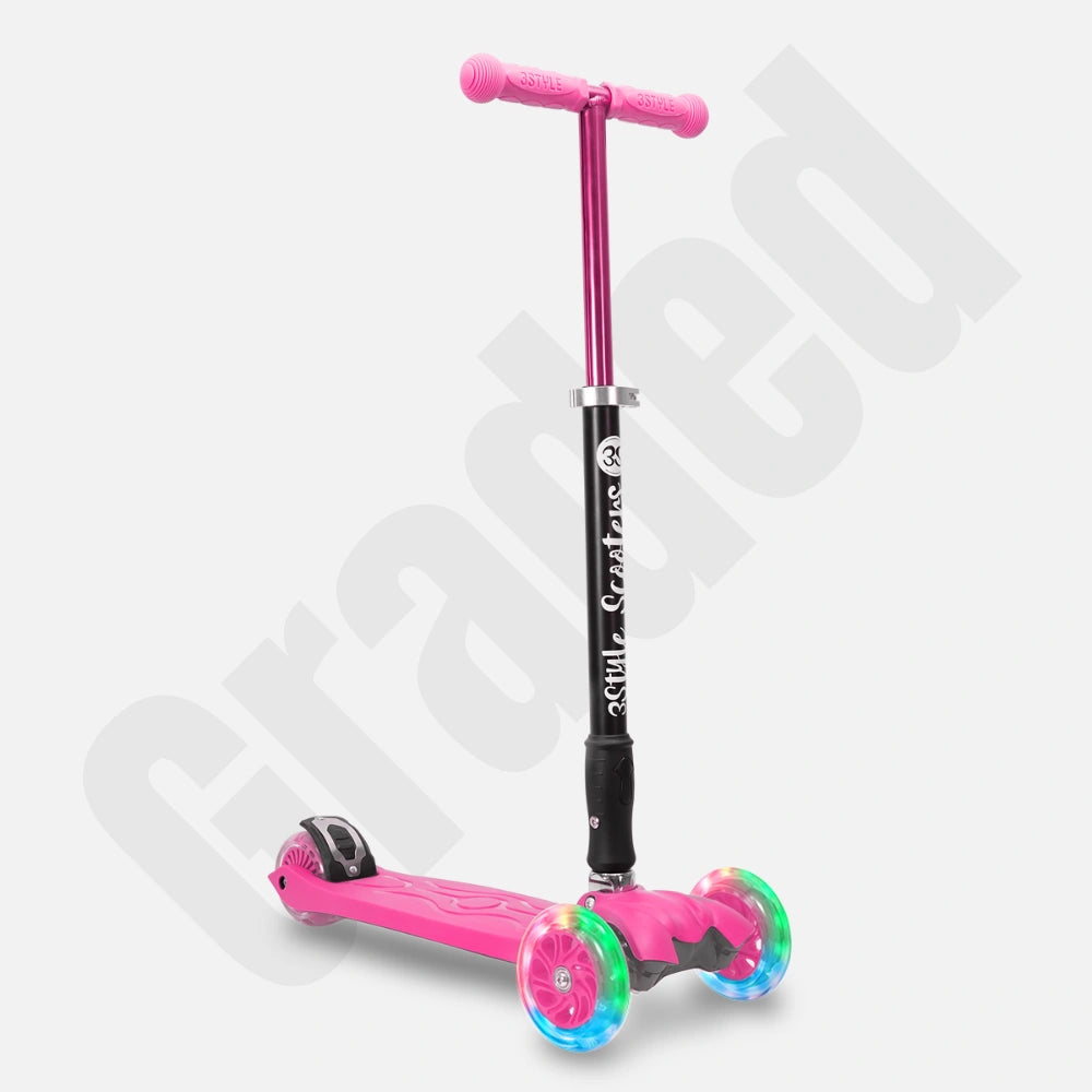 RGS-2 - Pink | 3 Wheel Scooter For Kids - Graded