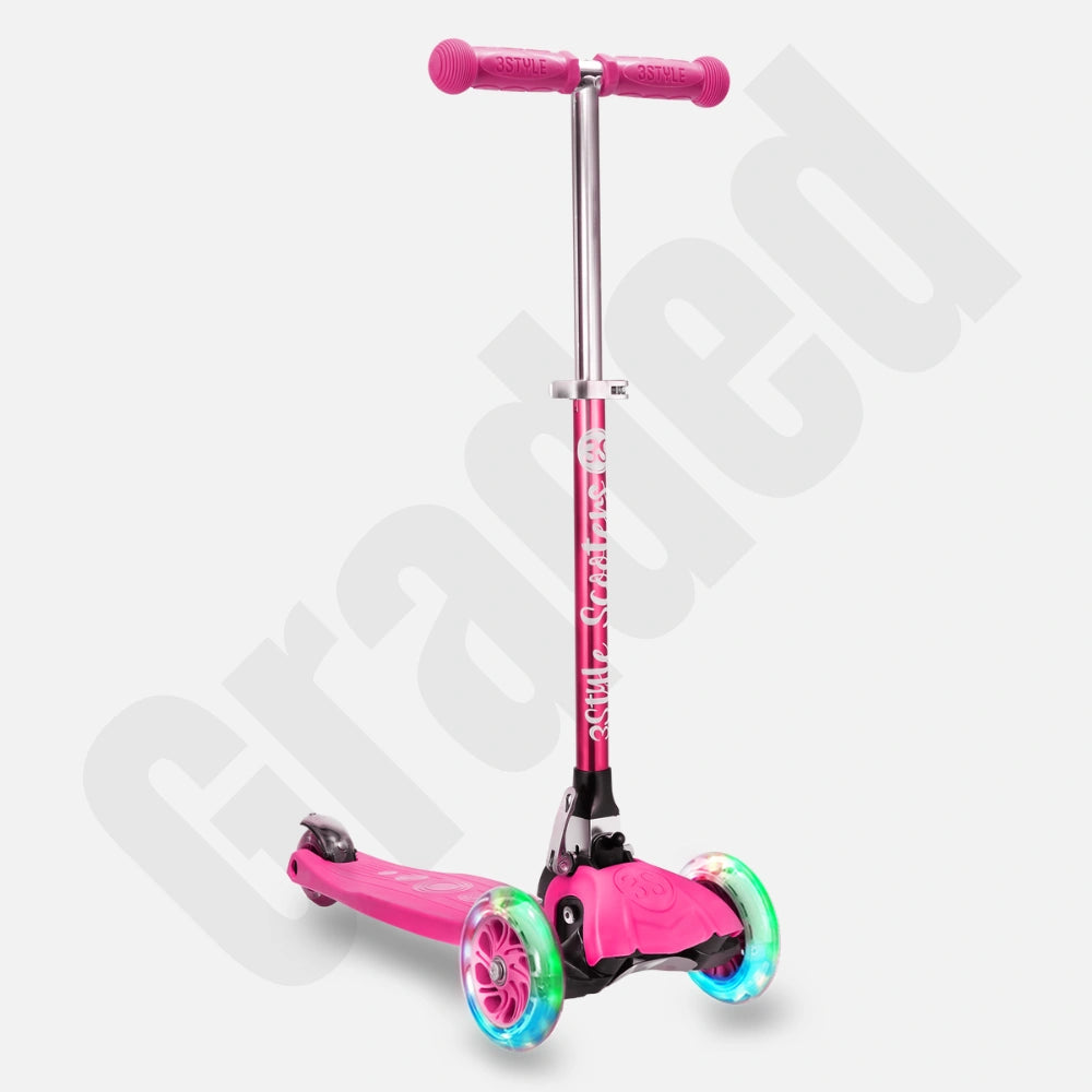 RGS-1 - Pink | Childrens Scooter With Three Wheels - Graded