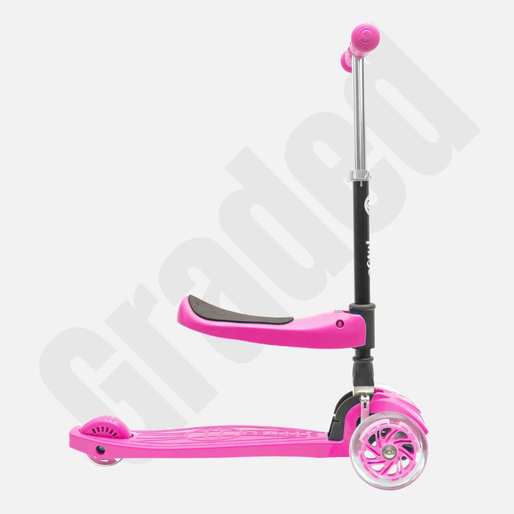 RGS-0 - Pink | Toddler Scooter With Seat - Graded