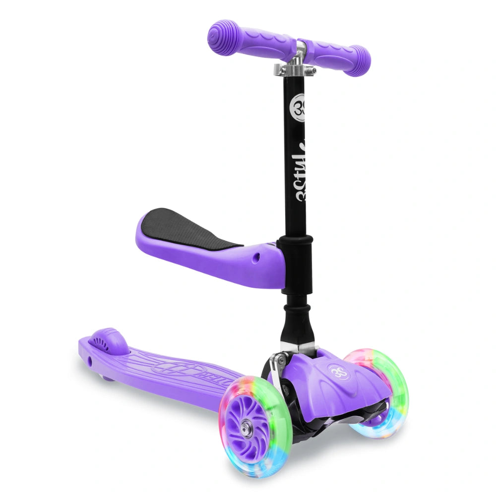 RGS-0 Toddler Purple Scooter 3Style
