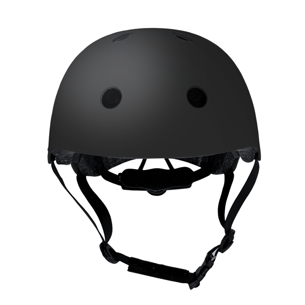 Black Kids Helmet for Scooters and Bikes RollerMAX