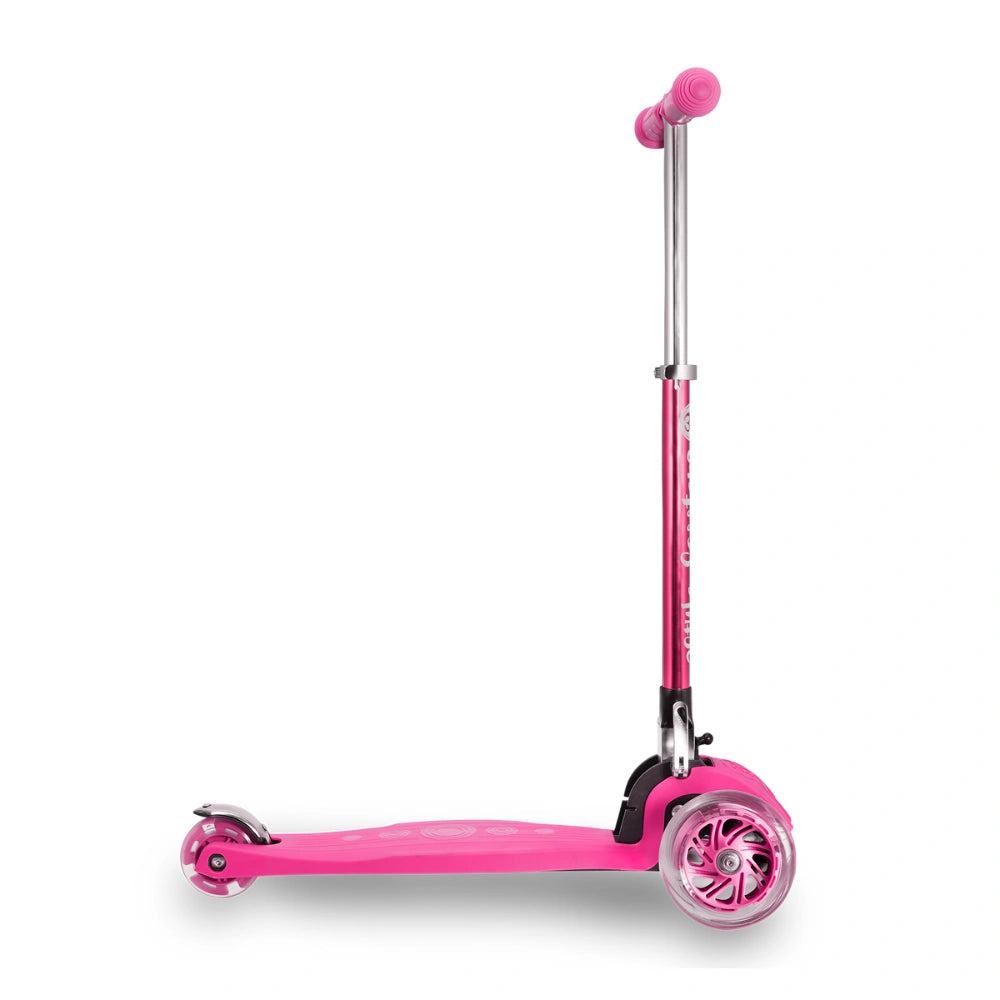 Pink Kids Scooter Foldable and Light Up RGS-1