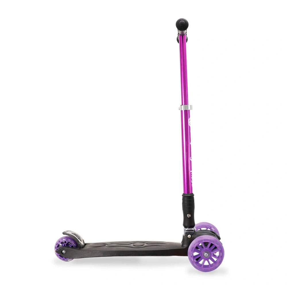 Purple 3 Wheeled Foldable Scooter RGS-3