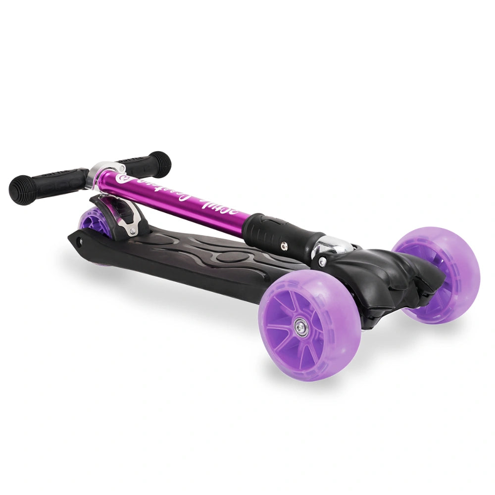 Purple 3 Wheeled Foldable Scooter RGS-3