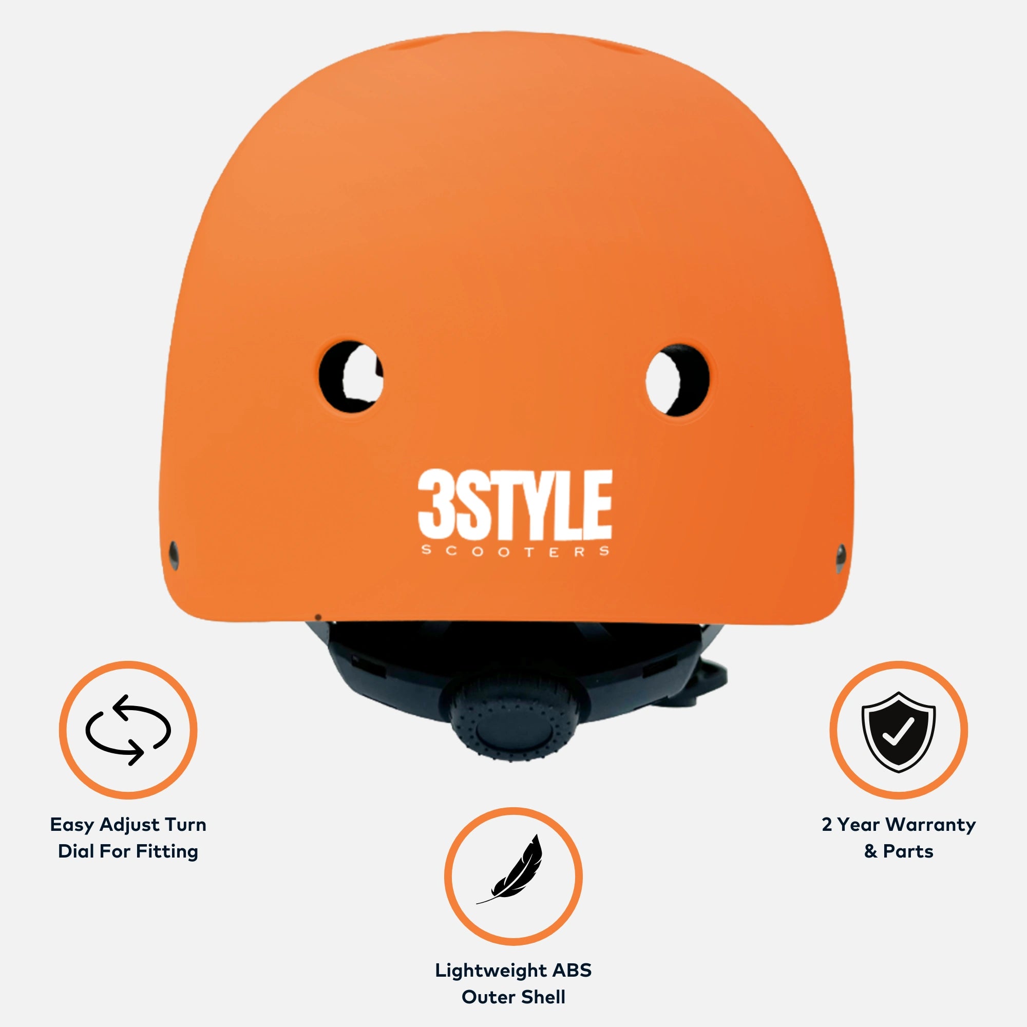 RollerMAX - Orange | Scooter Helmet Kids Safety Helmet