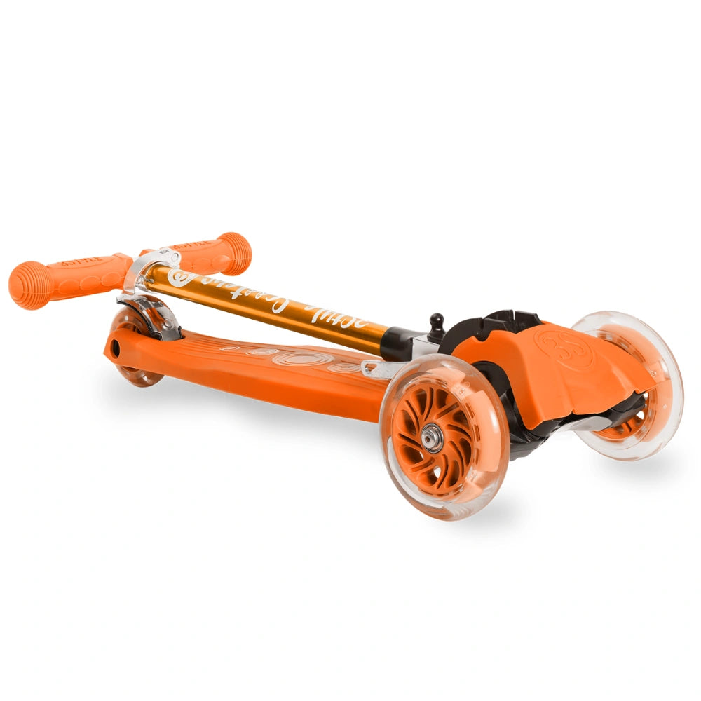 Orange Kids Scooter Foldable and Light Up RGS-1