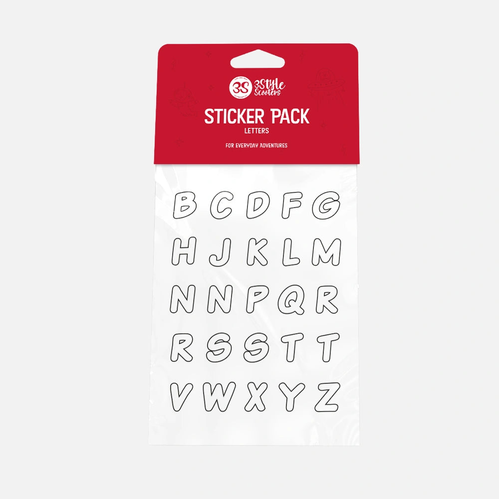 Stickers For Scooters - Choice of Pictures or Letters