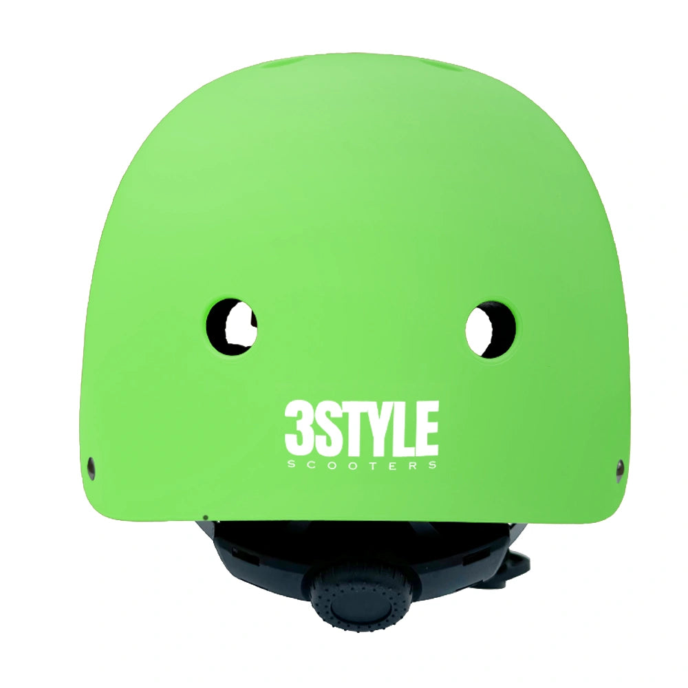 Green Kids Helmet for Scooters and Bikes RollerMAX