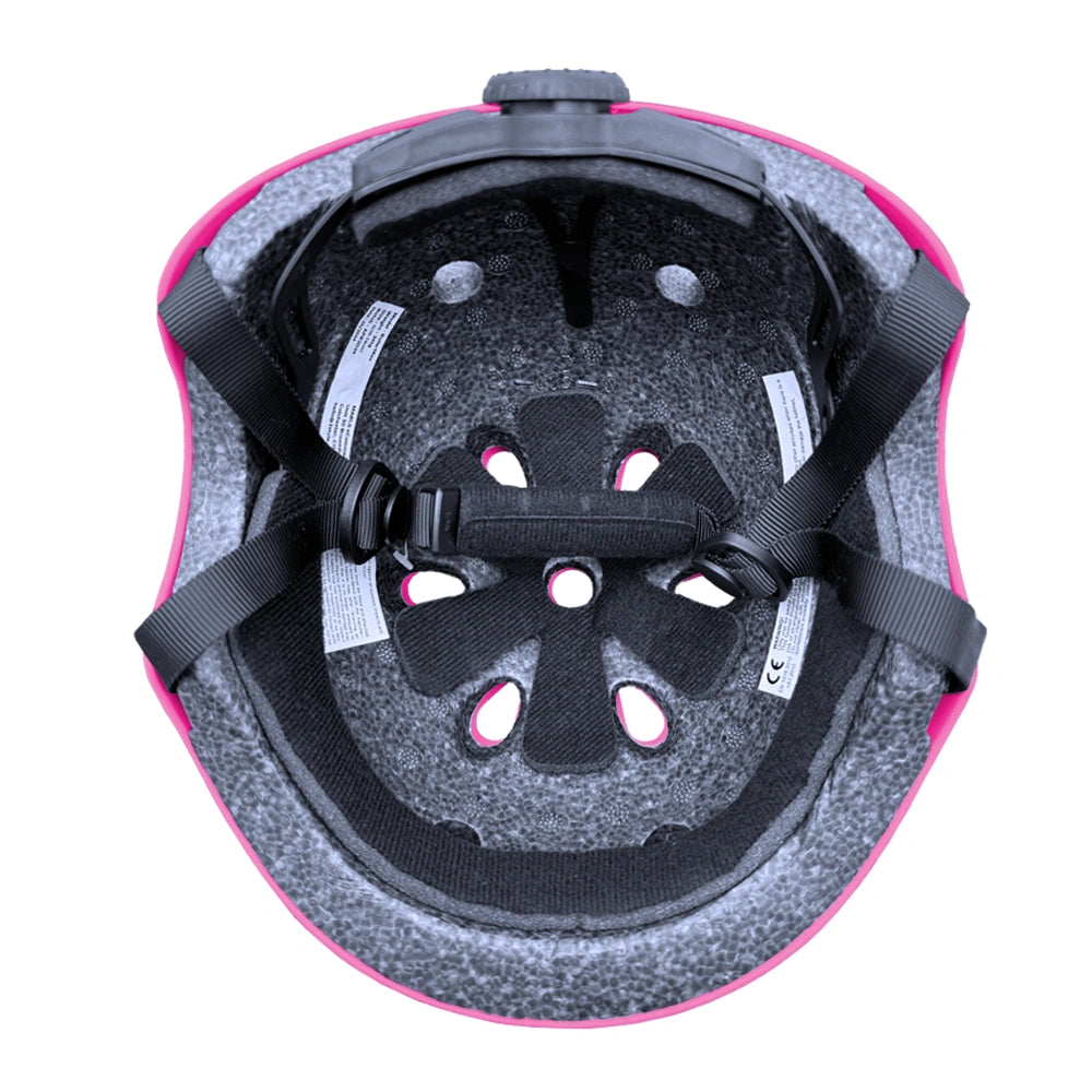 Pink Kids Helmet for Scooters and Bikes RollerMAX