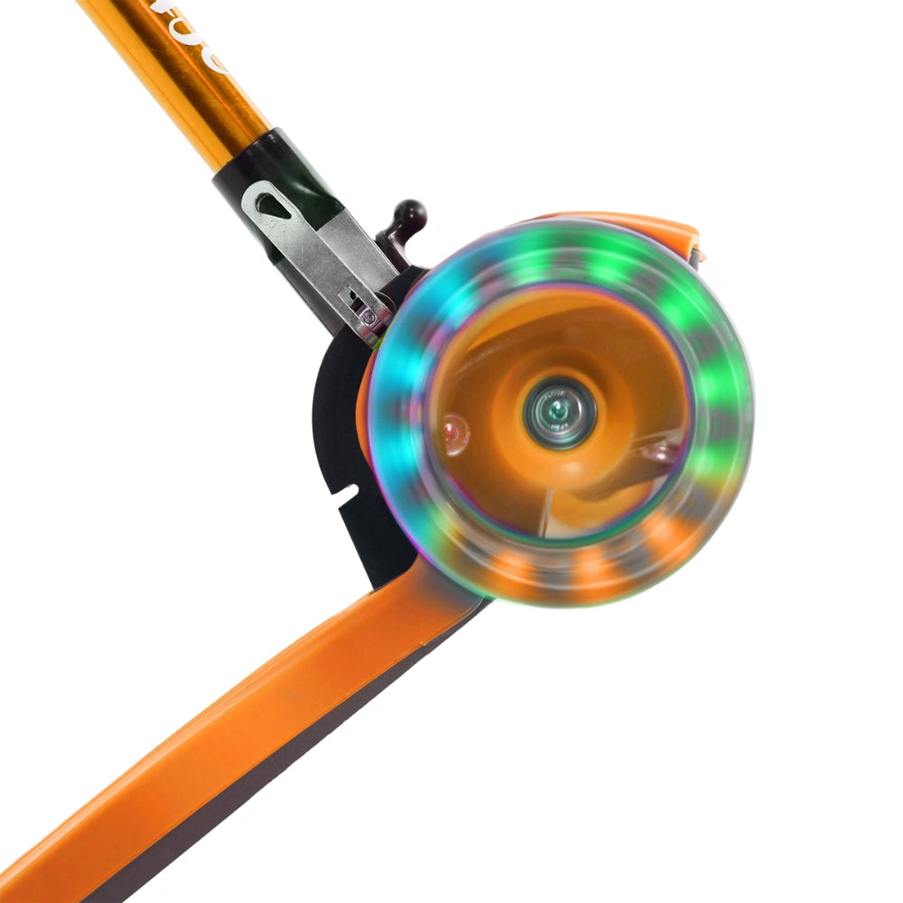 Orange Kids Scooter Foldable and Light Up RGS-1