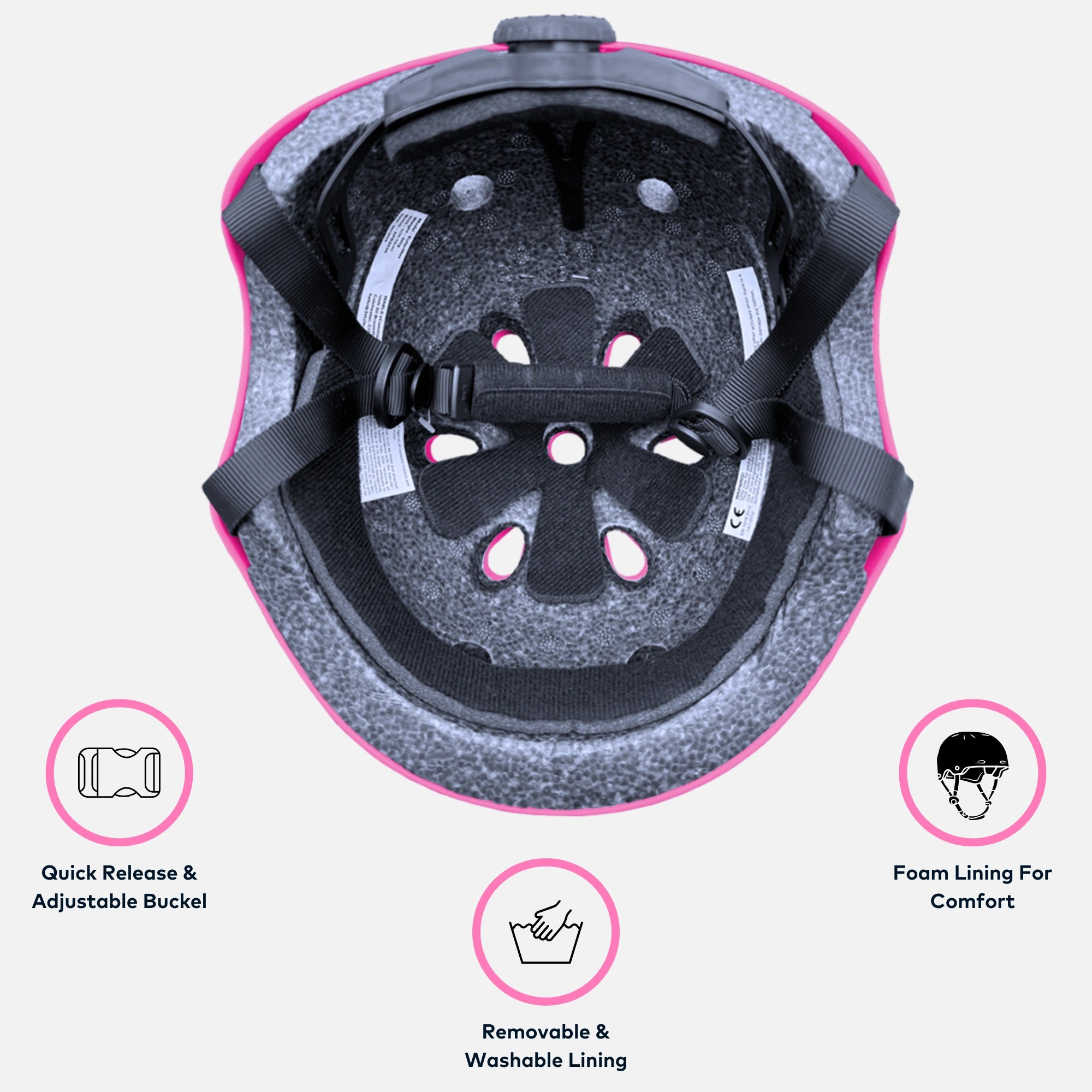 RollerMAX - Pink | Scooter Helmet Kids Safety Helmet