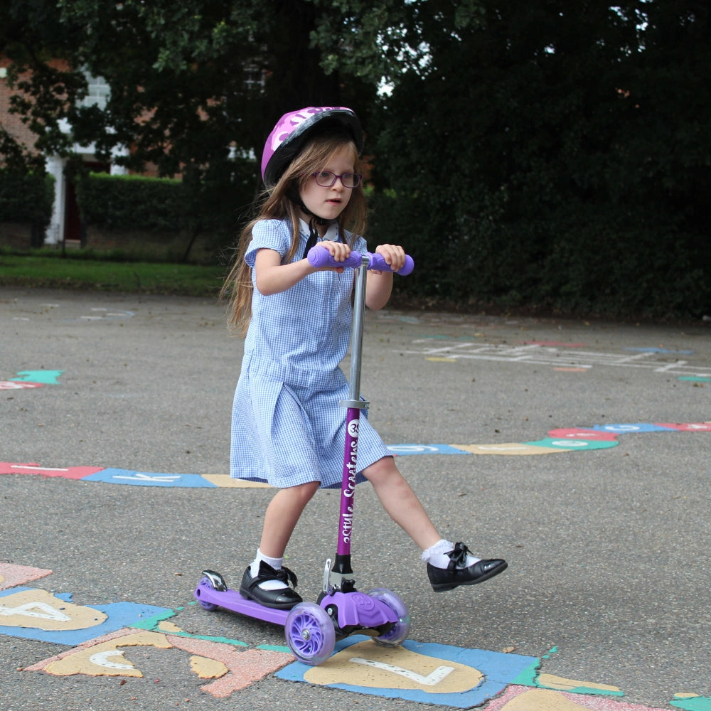RGS-1 Children's Purple Scooter 3Style