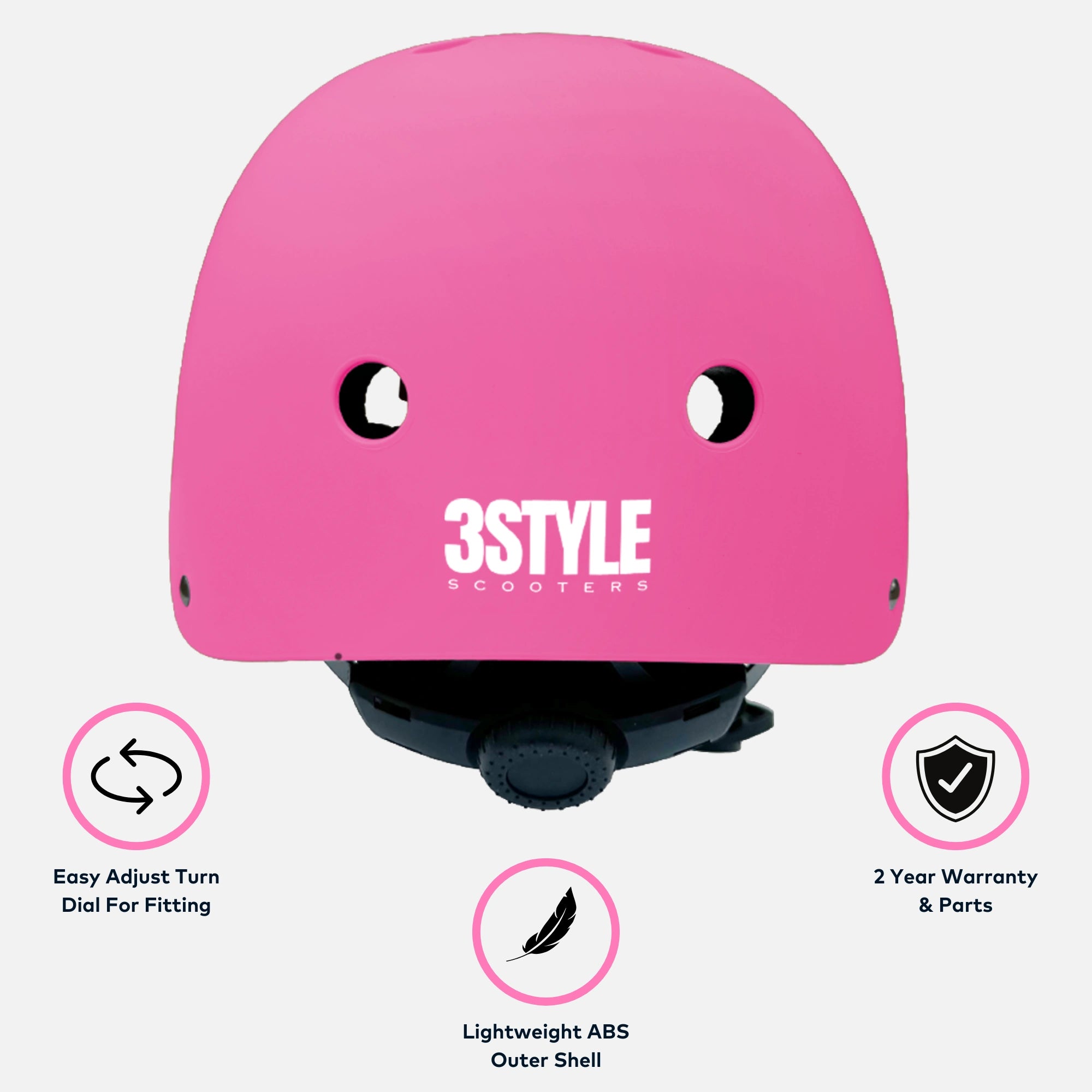 RollerMAX - Pink | Scooter Helmet Kids Safety Helmet