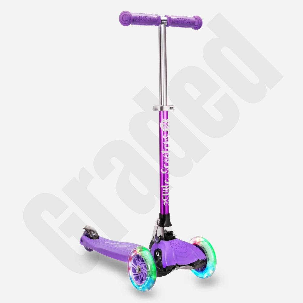 RGS-1 - Purple | Childrens Scooter With Three Wheels - Graded