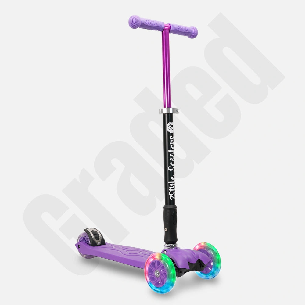 RGS-2 - Purple | 3 Wheel Scooter For Kids - Graded