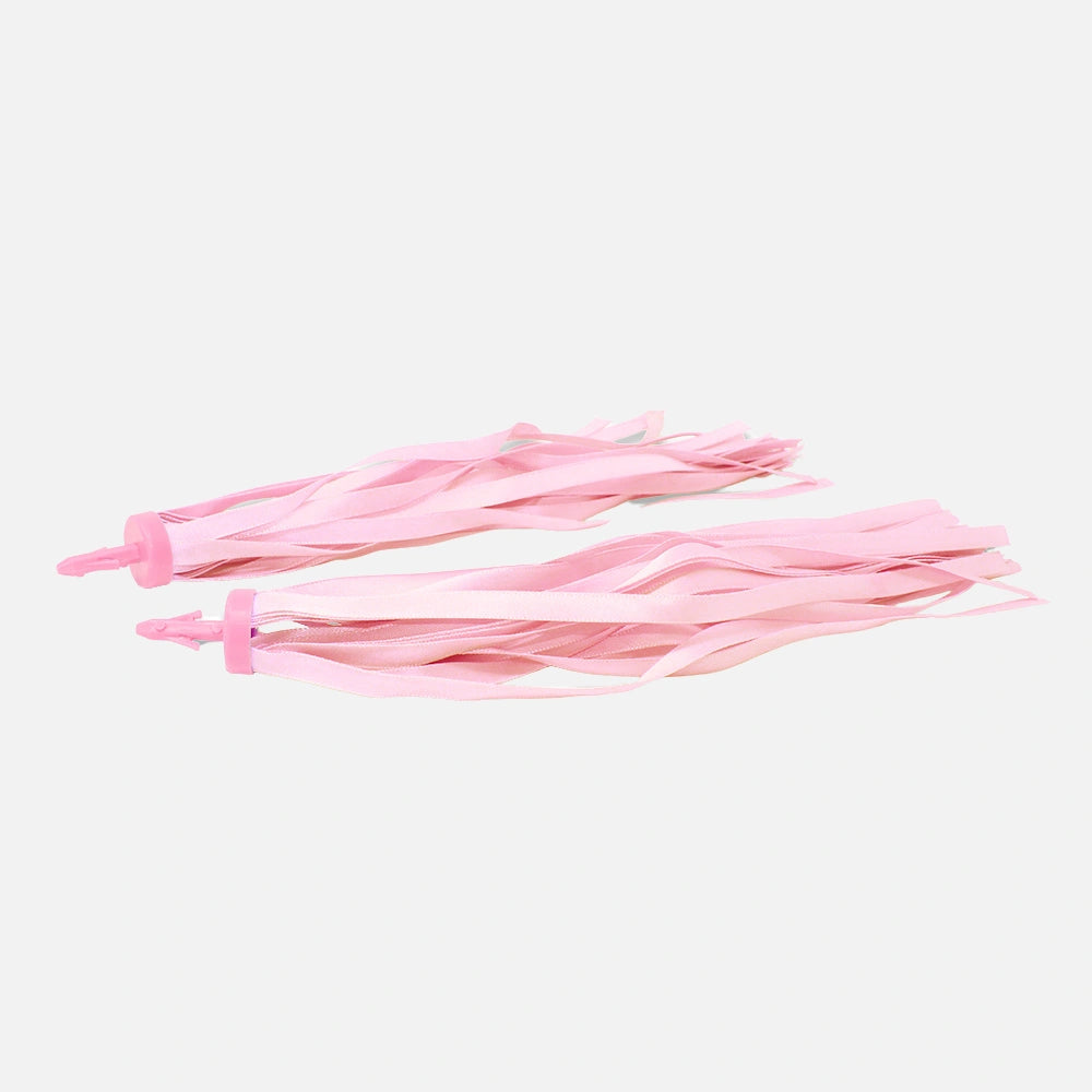 Pink HandleBar Tassels For Scooters & Bikes