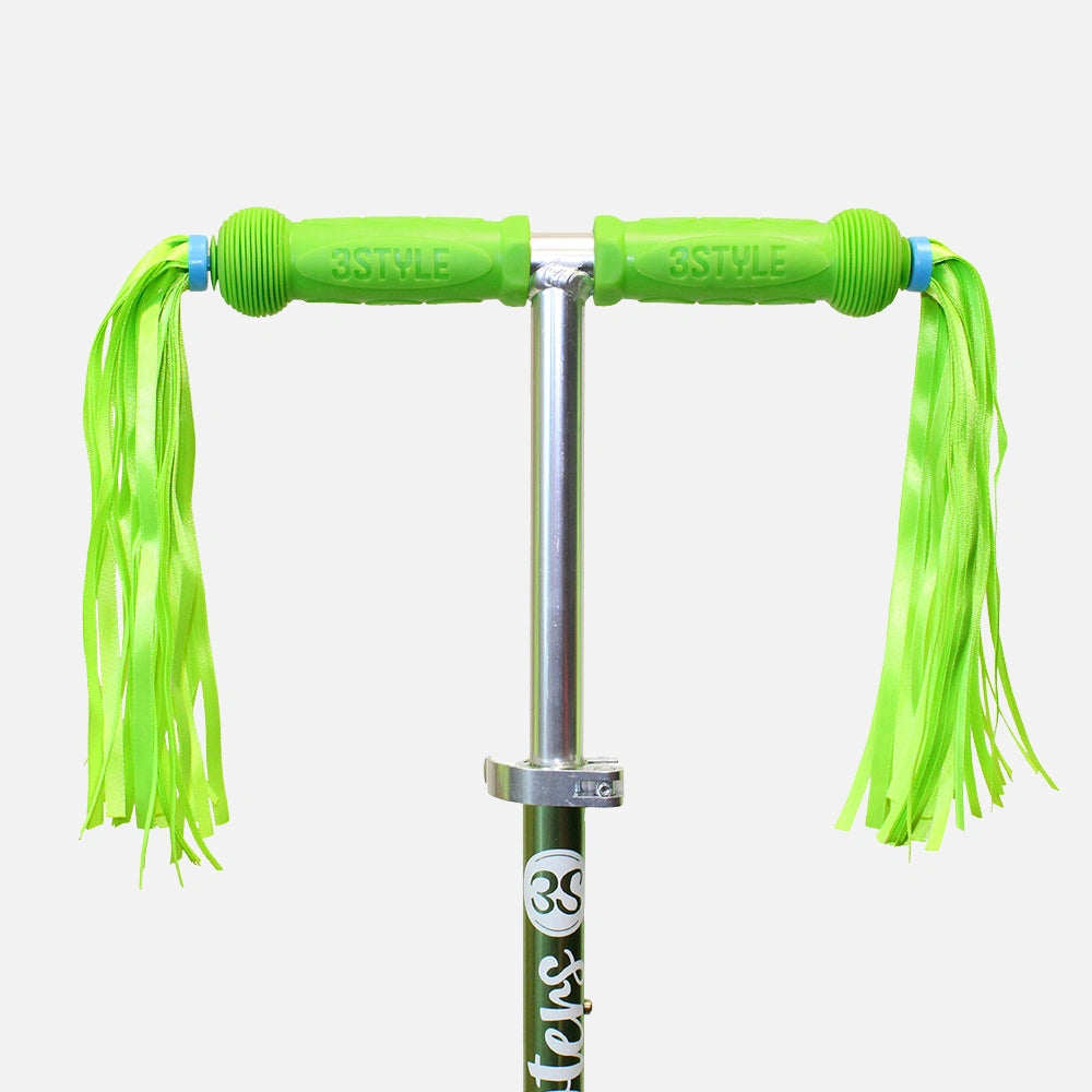 Green HandleBar Tassels For Scooters & Bikes