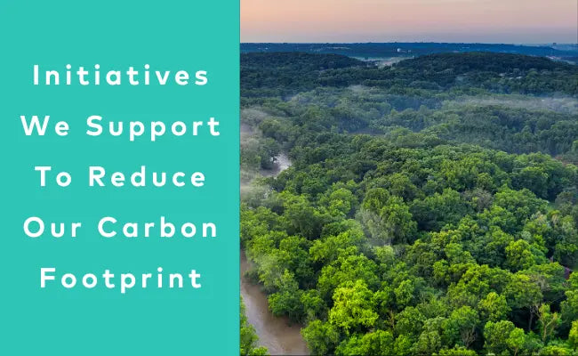 Initiatives We Support To Reduce Our Carbon Footprint