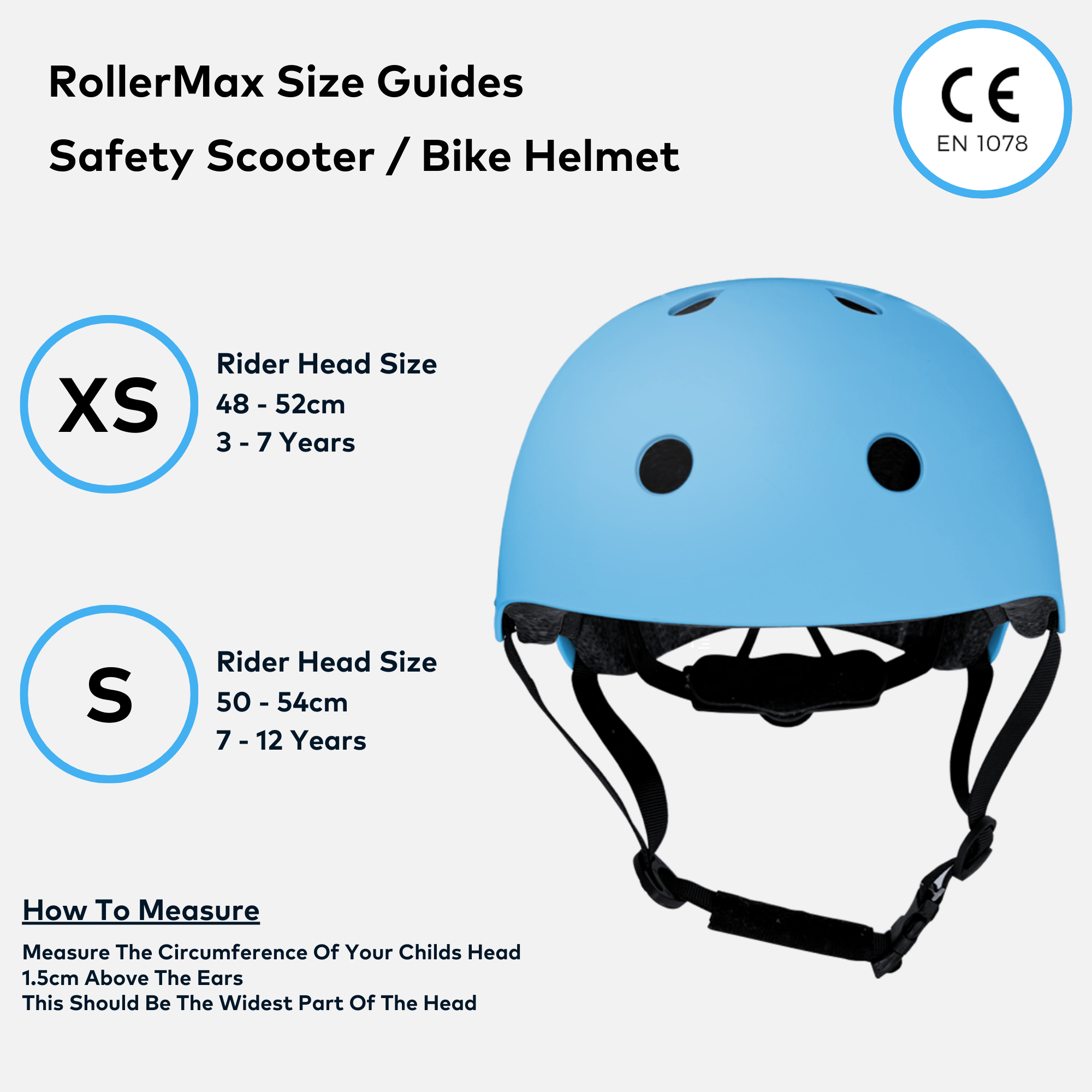 RollerMAX - Blue | Scooter Helmet Kids Safety Helmet