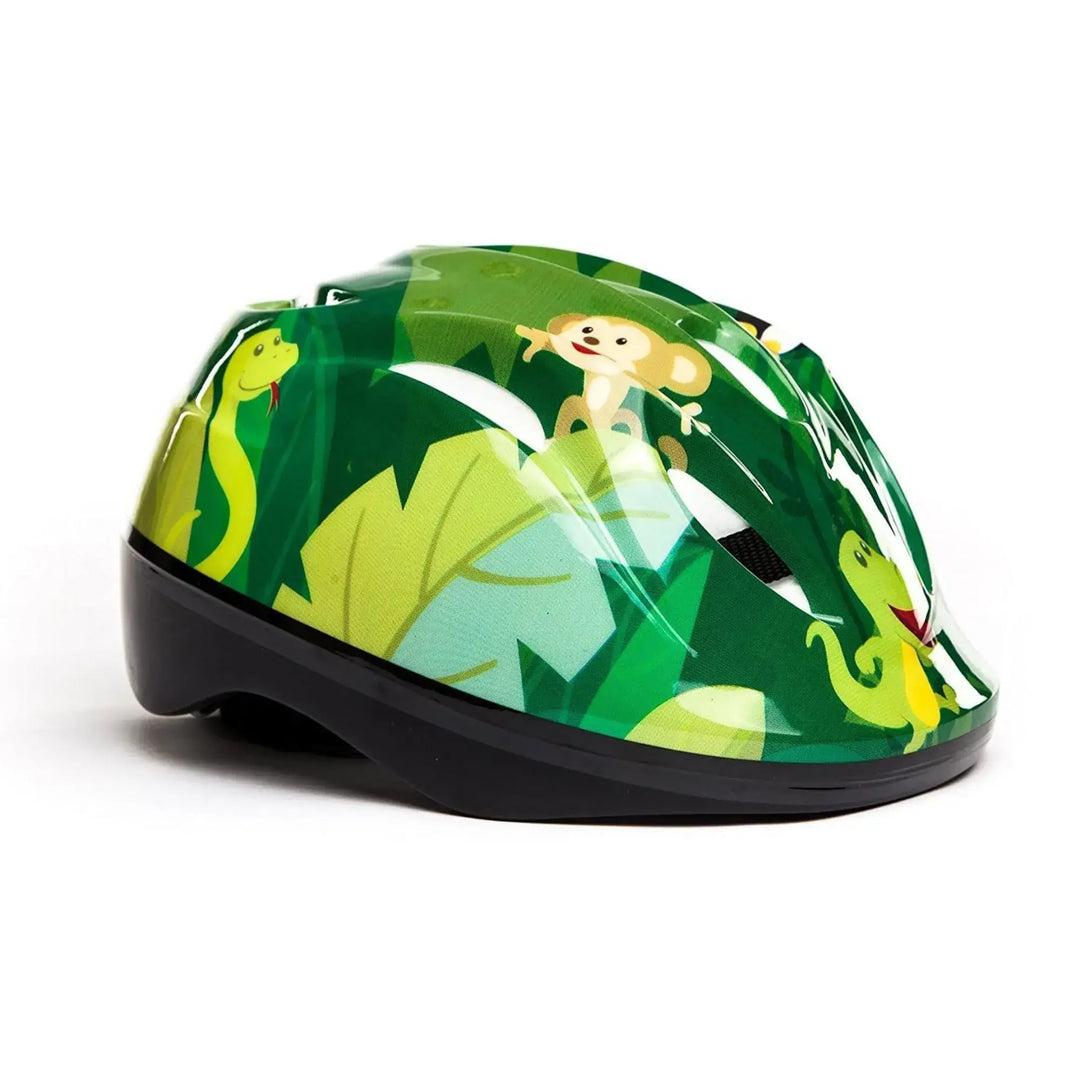 SafetyMax - Jungle | Scooter Helmet Kids Safety Helmet