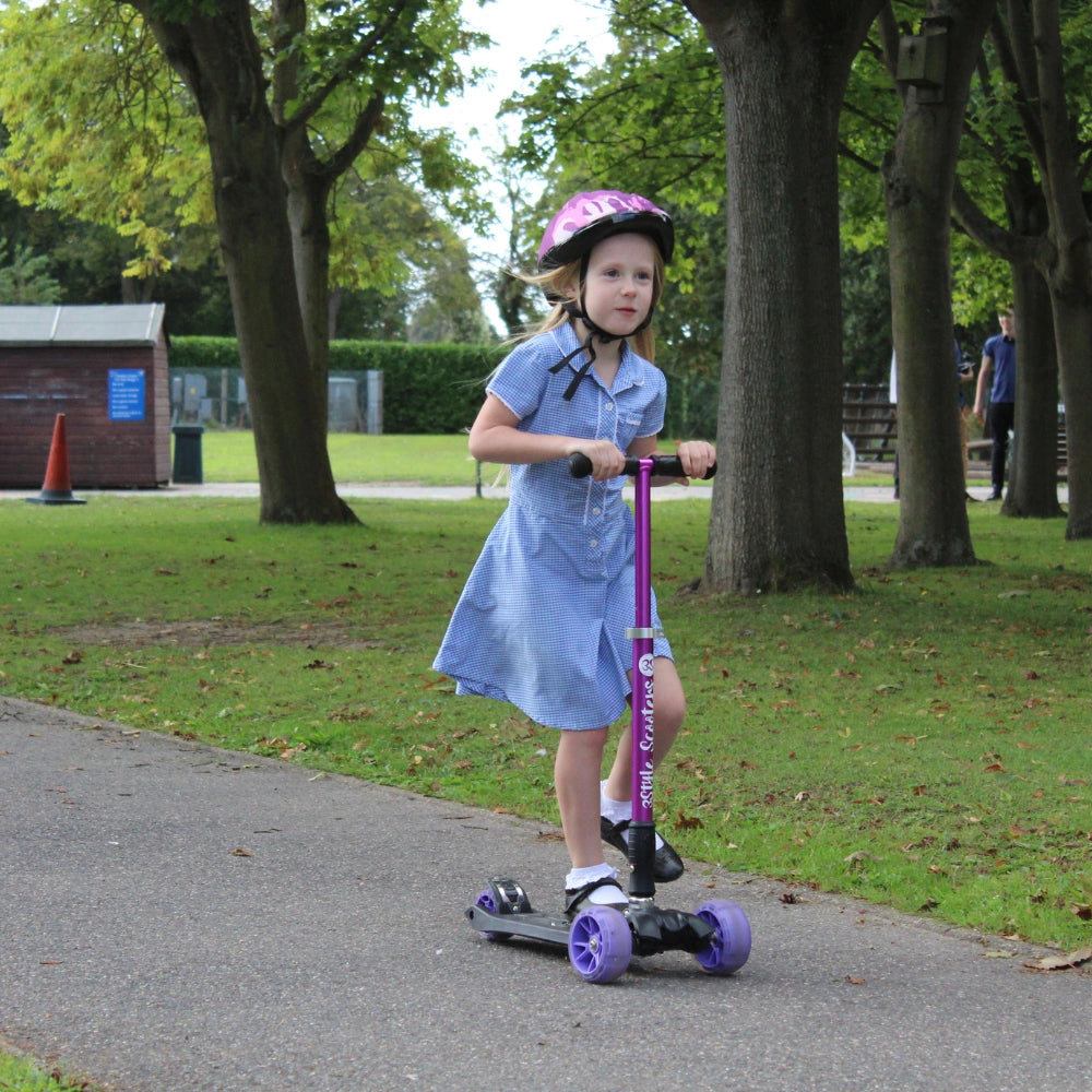 Purple 3 Style Scooter Kids