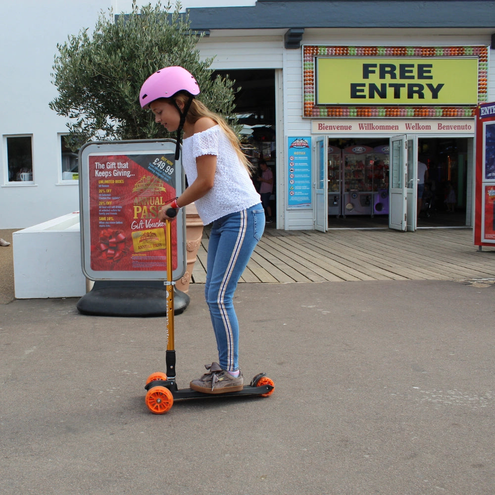 3Style Scooter Orange 3 Wheel