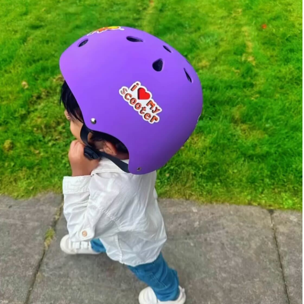 RollerMAX - Purple | Scooter Helmet Kids Safety Helmet