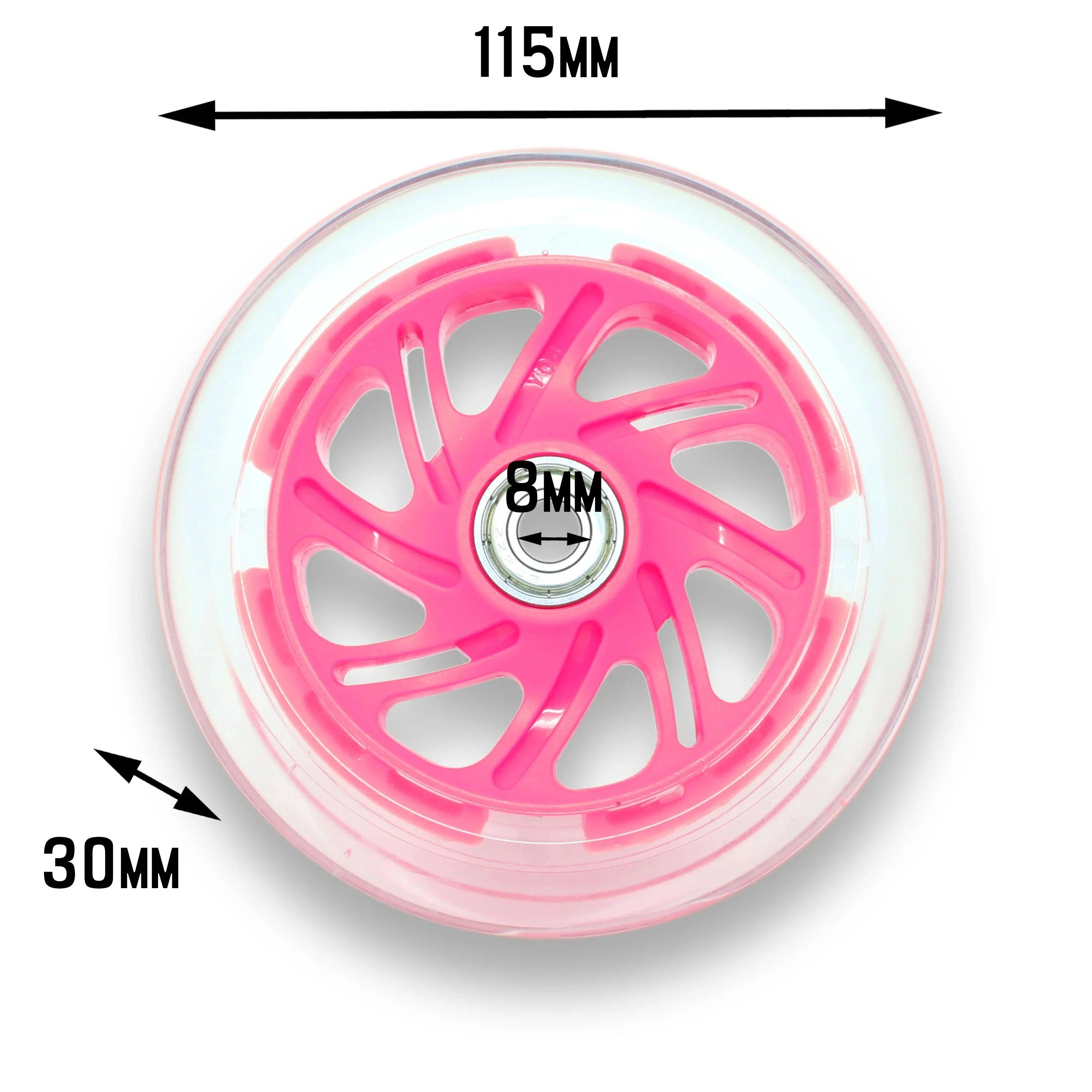 Front Single LED Wheel Pink