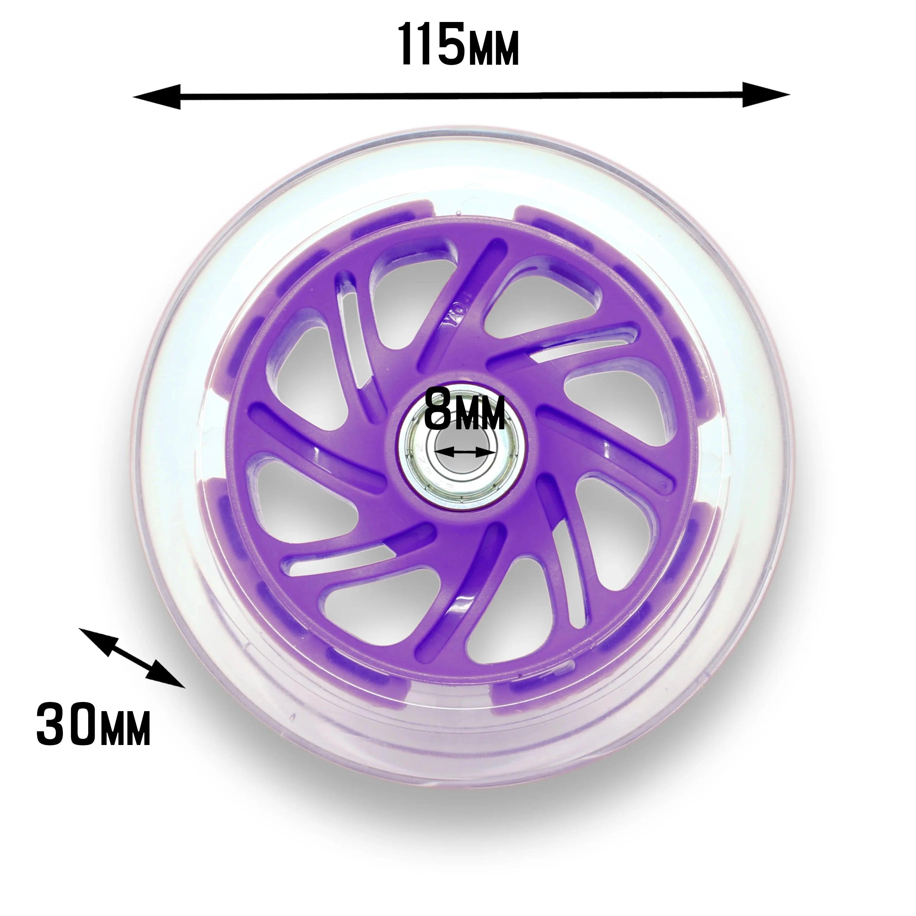 Front Single LED Wheel Purple