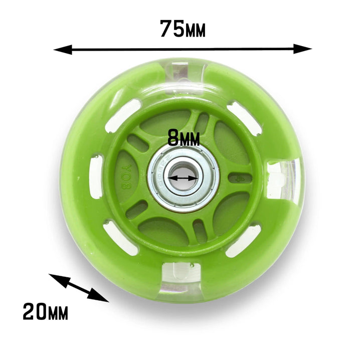 LED Scooter Wheel Green