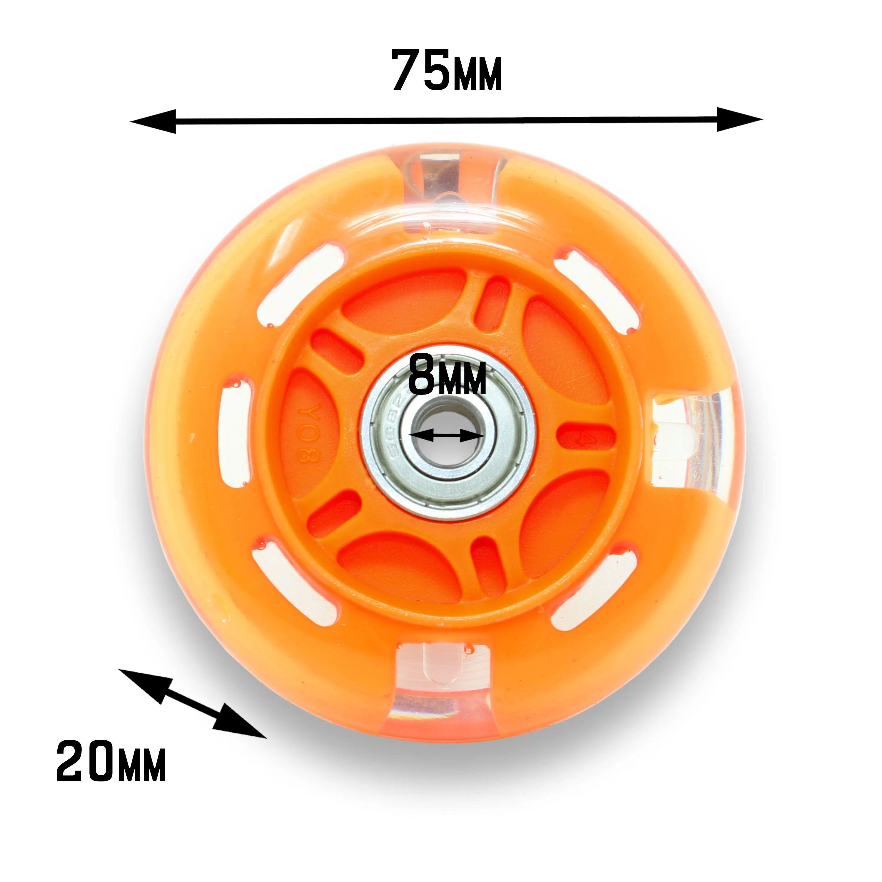 LED Scooter Wheel Orange