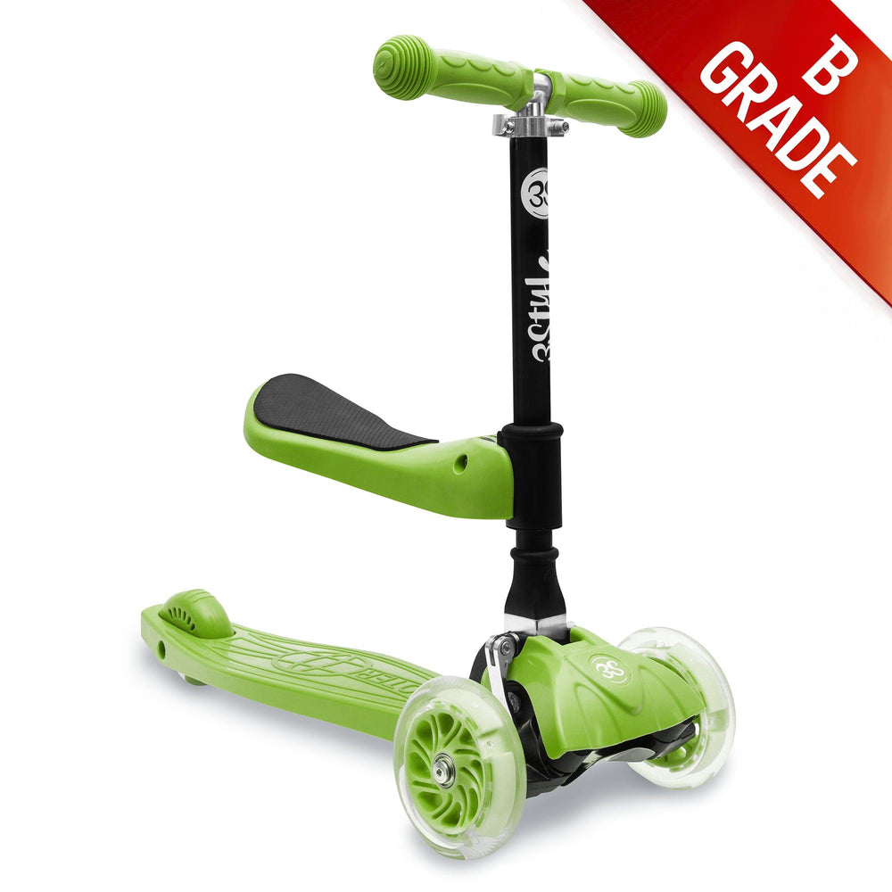 RGS-0 - Toddler 3 Wheel Scooter With Seat Ages 2+ - B Grade - 3StyleScooters